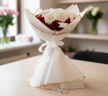 White Handmade Flower